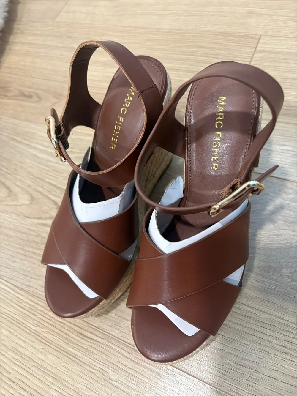 Marc Fisher Herve Espadrille Wedge Sandals